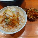 Shiogensui - キムチ雑炊の完成(^^♪