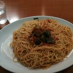 スパッソ - 彩り野菜とツナのバジルトマトソース　LL