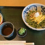 ナガシマレストラン - 茶そばとあさりご飯（1100円）