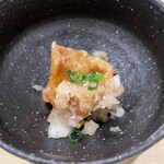 花見川 大富 - 鶏皮ポン酢