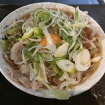 南天 本店 - 肉そばミニに生玉子¥500