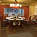 kanfu-ranshuura-menchuukaryouri - 2階の個室、回るテーブル！！