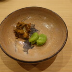 すし処 睦月 - スミイカわたと空豆