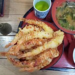 活魚問屋 海寶 - えび１０尾天丼