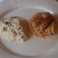 トラットリア・アルベロ - きのこのリゾットとかきのパスタ