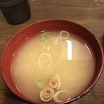 ケンチャンカレー - 緩い味噌汁