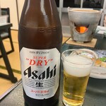 ホテルなぎさや - 瓶ビール中アサヒ