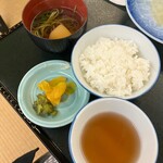 ホテルなぎさや - 白ごはんと香の物