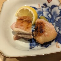 日本酒と和食 花びし - 清流美どりのもも焼き
