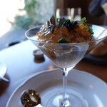 Bistronomie octobre - 愛鷹牛のコンソメジュレが乗っている