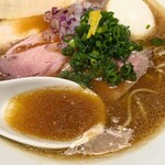 麺屋福丸 - 特選鴨だし白湯ラーメン 1150円