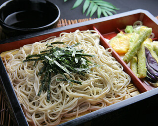 そば処冨久屋 - 季節の野菜天ざる