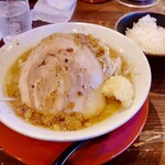 長浜ラーメン - 料理写真:最強とんこつ豚そば1,000円　ご飯170円