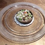 シャテーニュ - 海鮮とブロッコリーのタルタル