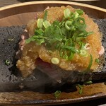 炙り肉寿司 梅田コマツバラファーム - ステーキ