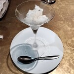 シャテーニュ - ぶどう酢のグラニテ