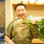 日本料理 たかむら - 高村宏樹氏とセリ