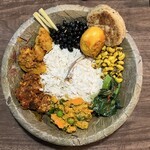 ネパール民族料理 アーガン - ネワリサマエバジセット1408円