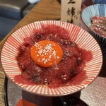 Wagyuu San Shimai - 濃厚卵乗せユッケ丼
