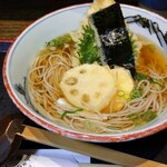 手打麺匠 ぎんざん - 料理写真:天ぷらそば 1,243円