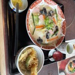 むぎの里 札幌八軒店 - 長崎チャンポンうどん1120円プラス大盛り110円プラスミニ天丼330円