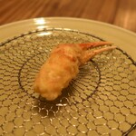 天ぷら串とまぶしめし ハゲ天 - カニ爪