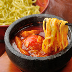 節系とんこつらぁ麺　おもと - トマトつけ麺