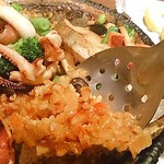 エル・パストール - おこげもパリパリで美味しい