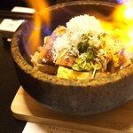 Unagino Eito - ファイヤー★うなぎ、牛肉の石焼御前　3,850円（込）