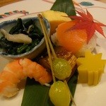 割烹　笑楽 - 前菜1_2013年11月