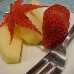 割烹　笑楽 - フルーツ_2013年11月