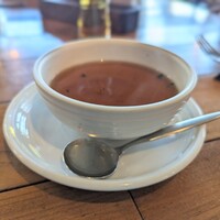 上野洋食遠山 - コンソメロワイヤルスープ