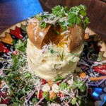 ワイガヤ - 燻製卵のポテサラ