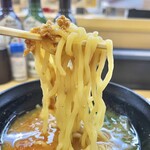 Kappa Sushi - 辛肉みそラーメン 麺リフト♪