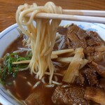 支那そば 名東軒 - ストレート細麺は軟やわ… 残念…