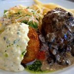 水呑カフェボヌー - クリームコロッケ＆ハンバーグ