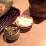 神楽坂 石かわ - カニ味噌　と　白子