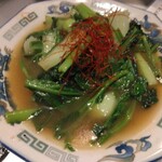 Reiwa Chuukasakaba Chaozu - 空心菜と青菜炒め700円(2023.12.7)