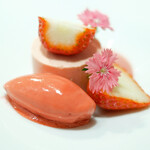 Élan - ランチコース 5832円 の有機栽培イチゴのひのひかり フロマージュブラン