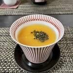 蕎麦・酒 青海波 - 白子の茶碗蒸し