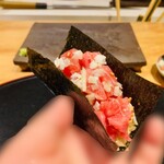 Sushi Matsubara - 【写真⑲】ネギトロ巻き(青森県大間町、やま幸、176.2㎏) 