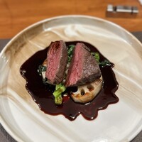 ジビヱ 岸井家 - ⑤蝦夷鹿とフォンドジビエ3600円