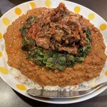 火星カレー - 鹿肉カレー＋草