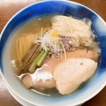 千茶屋 - 特選アゴ節 塩らーめん　1,080円