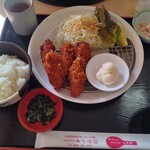 宮島サービスエリア（上り線）レストランも味路 - カキフライ定食