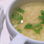 焼肉館彩炉 - 卵スープ
