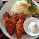 宮島サービスエリア（上り線）レストランも味路 - カキフライ