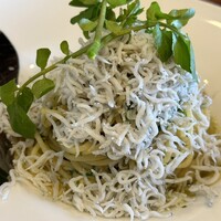 Oggi 8°mizuno - 日本一篠島シラスのオリーブパスタ1,870円