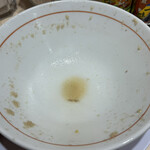 ラーメンみなみ - スープまで完食です