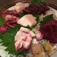 まりも亭 - 馬刺し盛合せ
